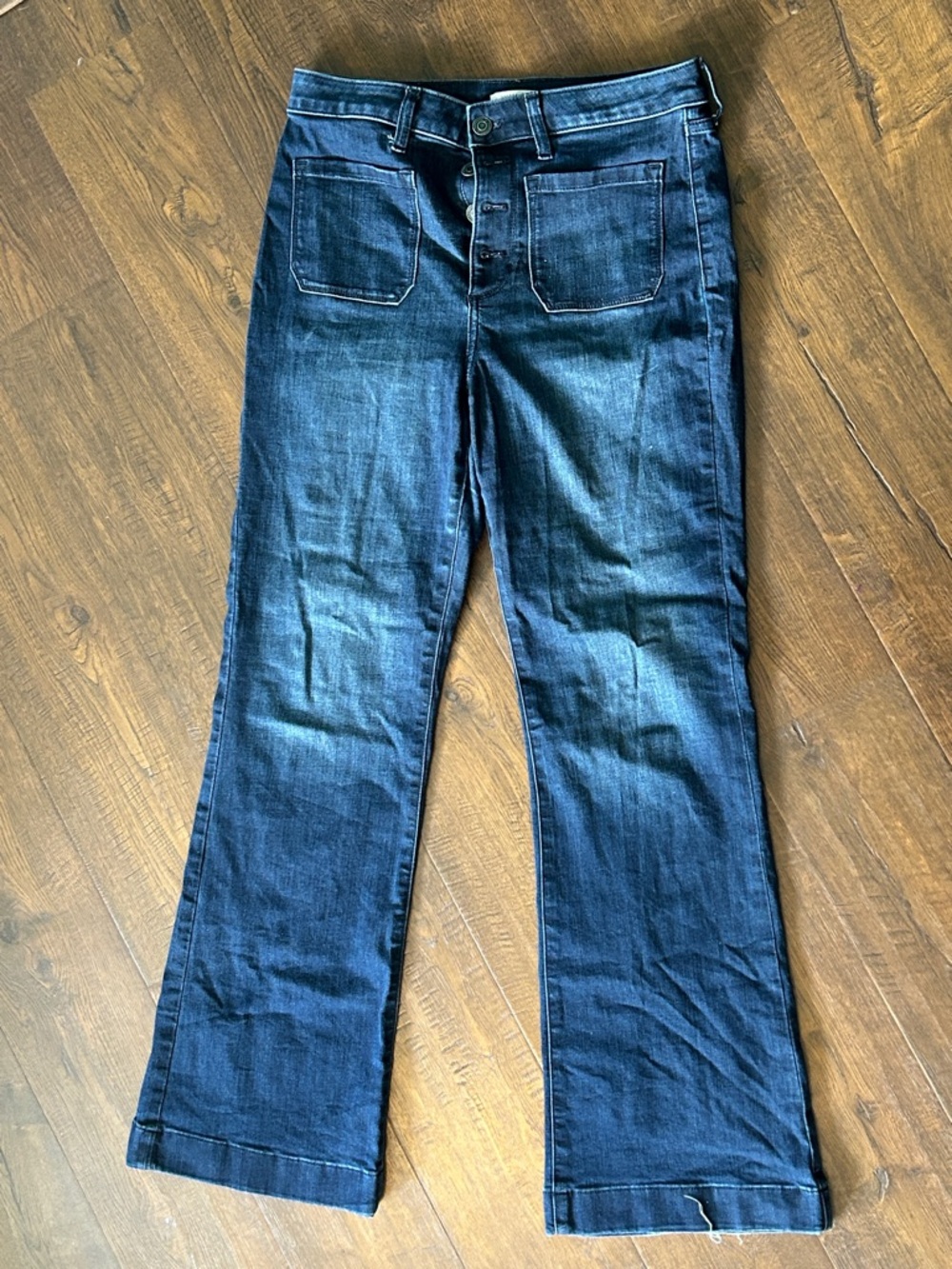 LC Lauren Conrad Dark Blue Flare Jeans